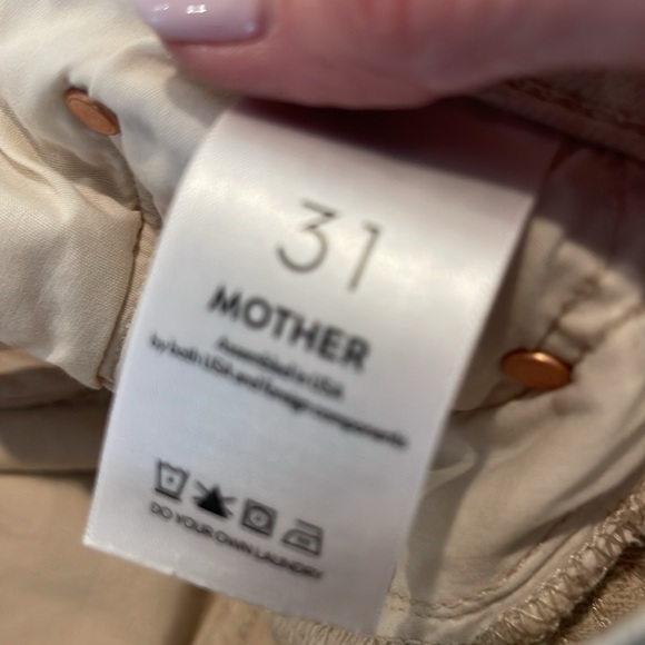 MOTHER The Weekender Sneak Jeans Size 31 - Picture 7 of 8